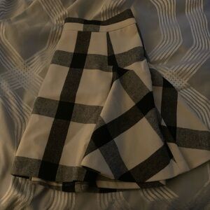 BR plaid skirt